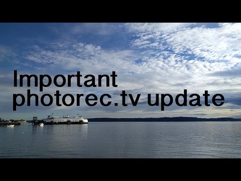 Important Photorec.TV Update