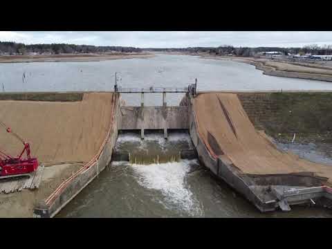 Edenville Dam Tobacco River Spillway
