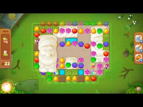 1964 Gardenscapes Hard Level  Прохождение Игры