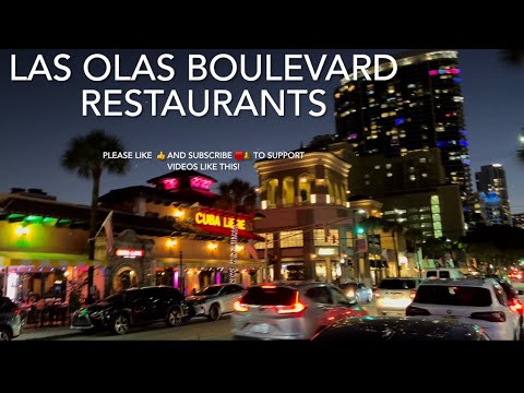 Las Olas Boulevard Restaurants(VarietyDining&CuisineOptions)LasOlasFortLauderdaleFLTOURS-HotelsINFO👇