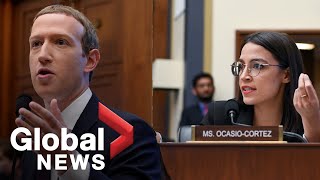 Alexandria Ocasio-Cortez grills Mark Zuckerberg during Congressional hearing video