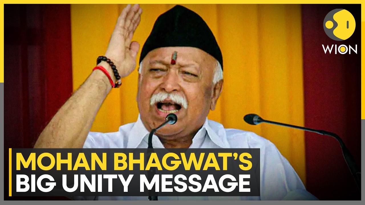 RSS Chief Mohan Bhagwat Stresses Unity, Says ‘Humanity Is One’ In New York