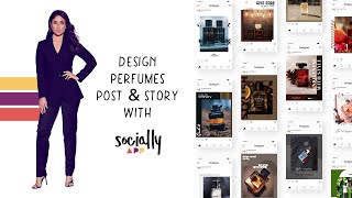 Design exclusive social media Perfumes Instagram posts, stories, ads and posters with unique quotes.