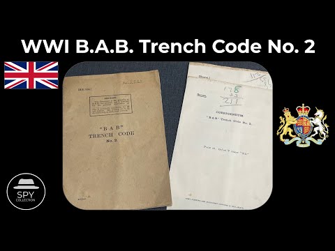 The British WWI BAB Trench Code No.2 Military Cipher System