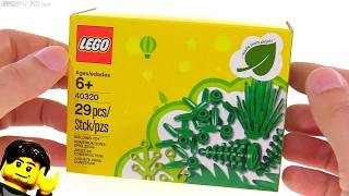 🔄 LEGO Plants from Plants! Eco promo mini set review! 40320 re upload 20180803