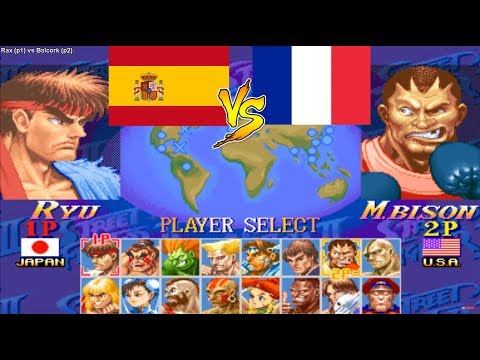 Super Street Fighter 2 Turbo ➤ Rax (Spain) vs Balcork (France) スーパーストリートファイターII X