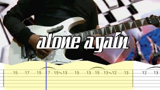 How to play | alone again-Dokken(guitar solo with Tab lesson)