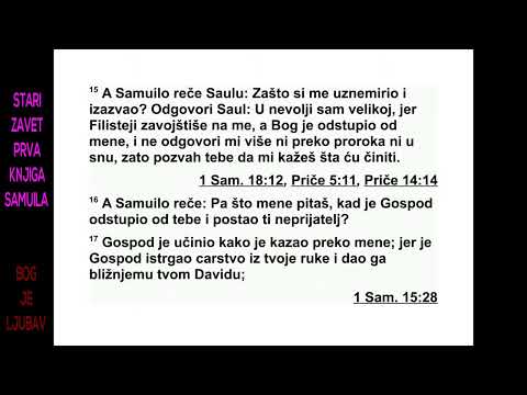 PRVA KNJIGA SAMUILOVA DVADESETOSMA GLAVA