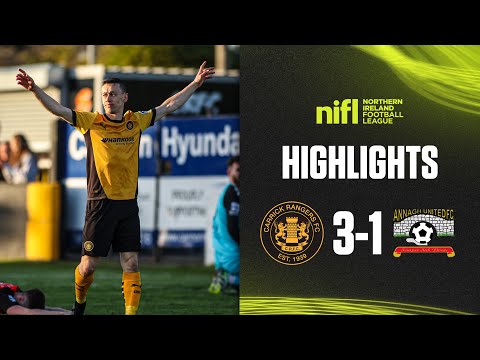 Amber Army are STAYING UP! | Carrick Rangers 3-1 Annagh United | #SportsDirectPrem