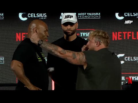 Jake Paul, Mike Tyson face-off after contentious press conference in Texas