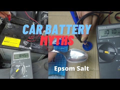 3 Car Battery Truths/Myths: Not Fully Charged, Overcharged and Epsom Salt