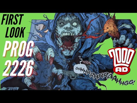 2000AD PROG 2226 FIRST LOOK - Subscriber Unbagging - Classic UK Comic Book