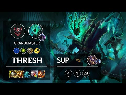 Thresh Support vs Blitzcrank - EUW Grandmaster Patch 11.15