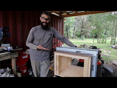 Forming Window in Rammed Earth with a Punch Out - Vlog 63