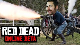 Cannonballs to the Wall - Red Dead Online Funny Moments