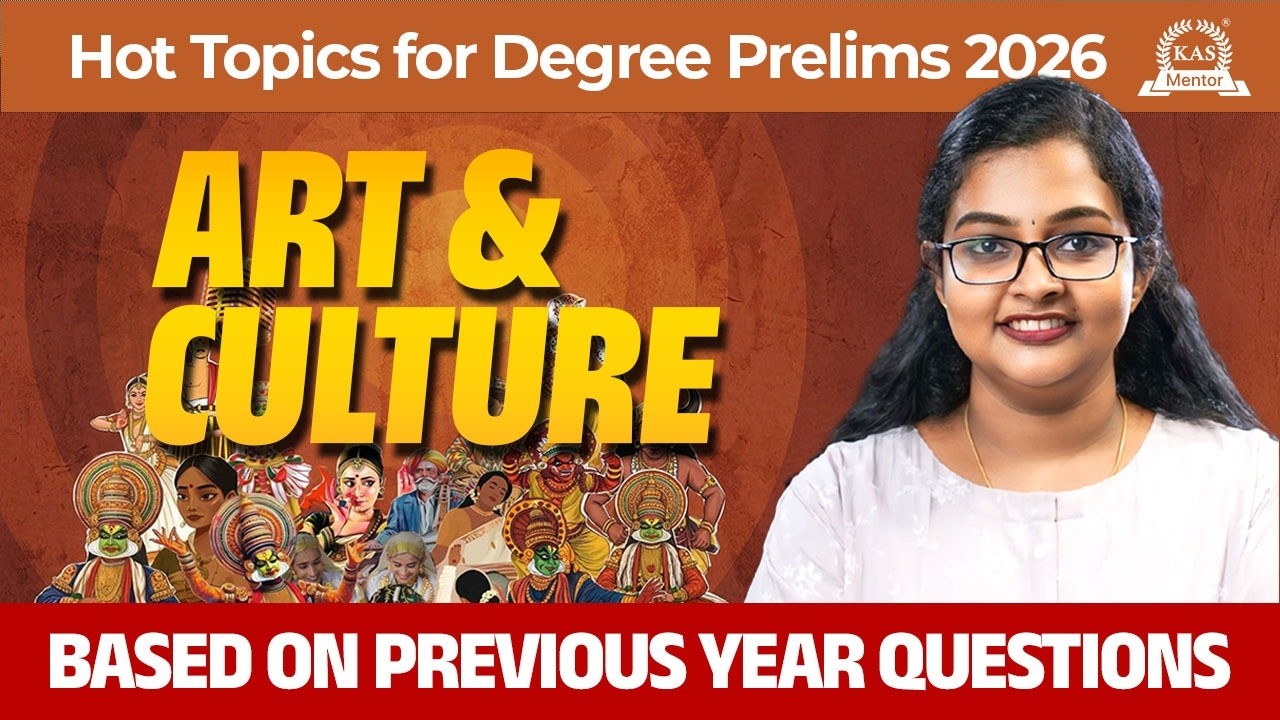 Arts & Sports for Degree Prelims 2026 | Important PSC Exam Topics | KAS Mentor