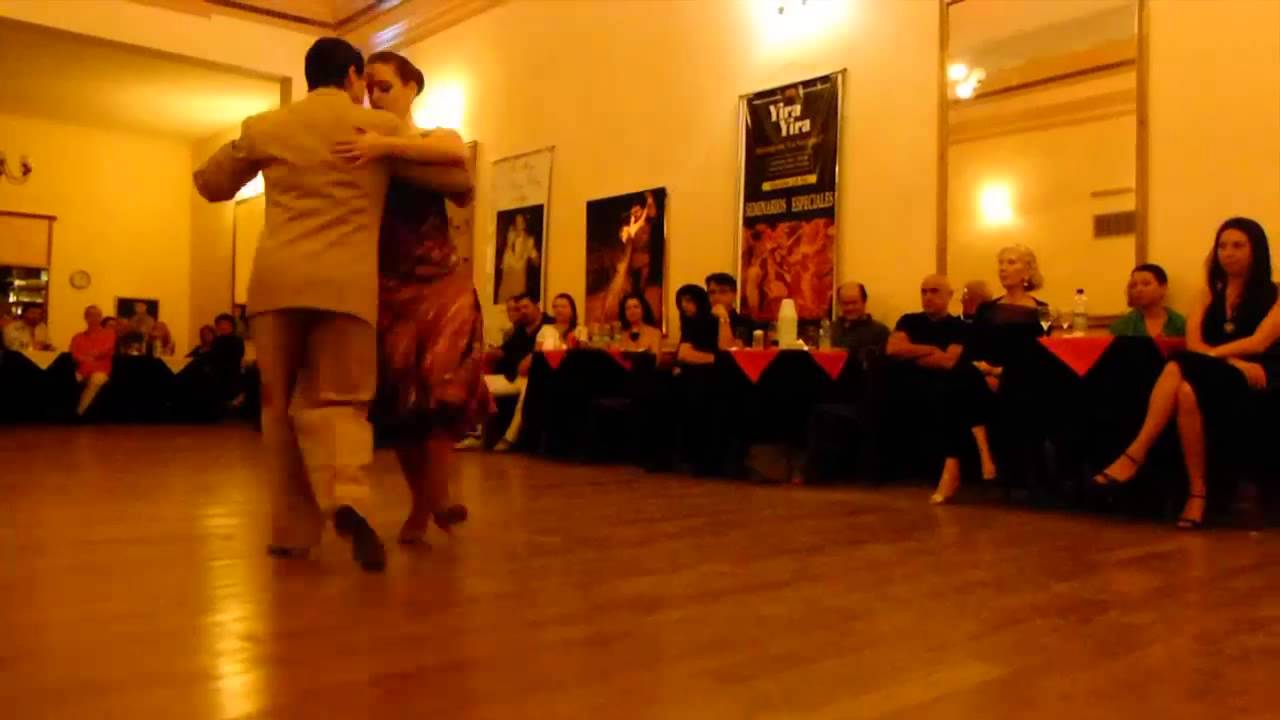 INVIERNO - Fernanda Grosso y Alejandro Ferreyra en milonga Yira Yira