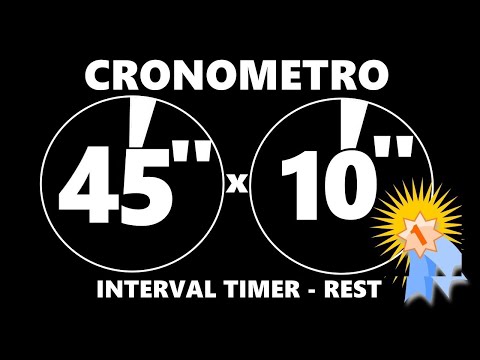 cronometro 45 segundos 10 descanso