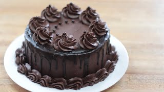 How to make Chocolate Cake with Chocolate Buttercream Frosting | For Beginners | Step by Step