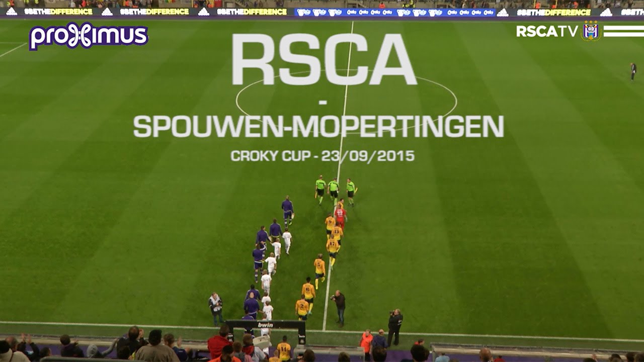 Royal Sporting Club Anderlecht Bruxelles 3-1Spouwe...