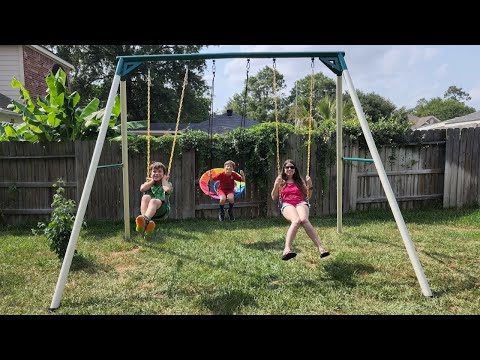 Swinging to New Heights with Hapfan 9.5' Heavy Duty Swing Sets