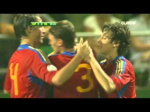 Gol de Sarabia a Irlanda (España 2 - Irlanda 0)