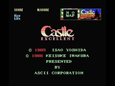 The Castle Excellent - Castle 2 - (MSX) - Gameplay Completed (Finished Game Using Shortcut)