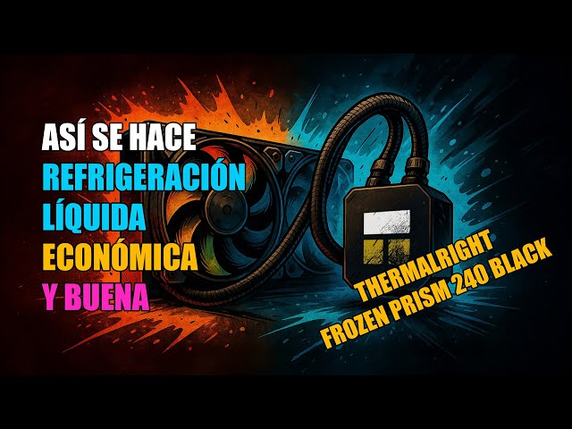 Vídeo relacionado con THERMALRIGHT FW 240 Negro CPU refrigeración por agua con 2 ventiladores PWM, pantalla LCD IPS 320 x 240, refrigeración AIO 240, enfriador líquido para CPU AMD/Intel PC Aio: AM4/AM5/LGA1700