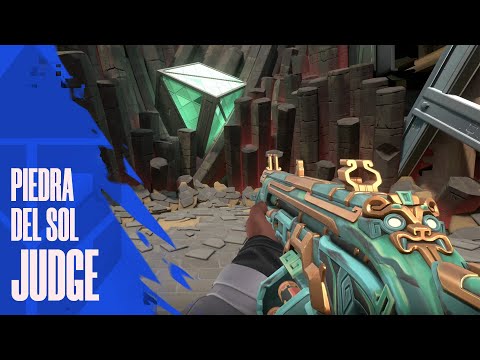 Piedra Del Sol Judge Skin Gameplay - Valorant Battle Pass Skins