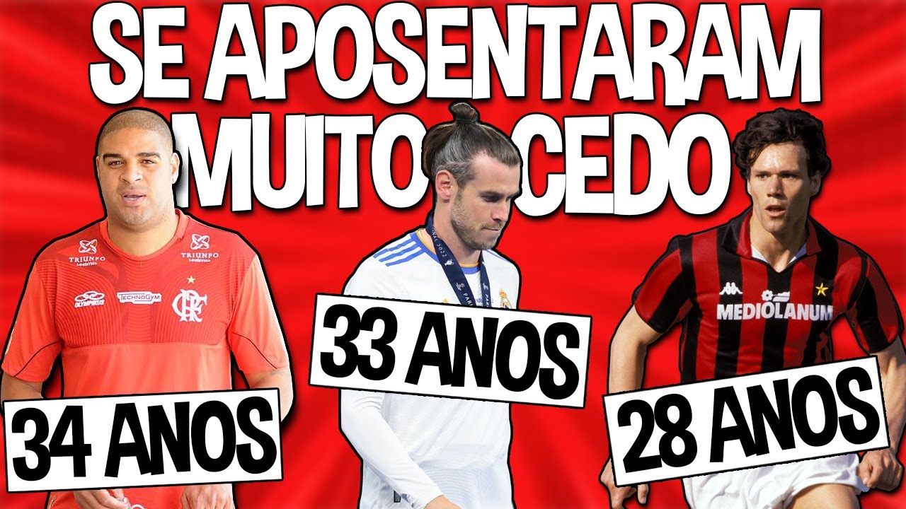 8 JOGADORES que se APOSENTARAM MUITO CEDO!