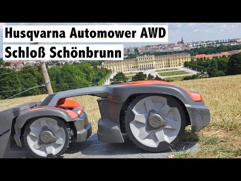 Husqvarna Automower 535 AWD | Rasenmähen für Schloss Schönbrunn in Wien