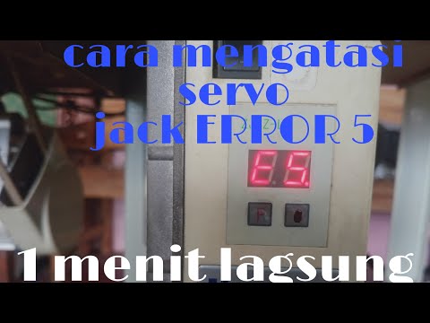 cara mengatasi servo JACK ERROR 5 (tutorial servo jack error 5)