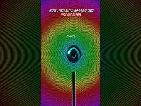 Will the ball escape 15 million rings? #asmr #adhd #satisfying #ball #bounce #bouncingball