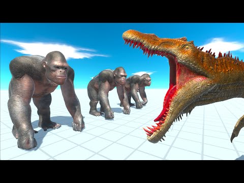 3x GORO THE GIANT vs EVERY FACTION - Animal Revolt Battle Simulator