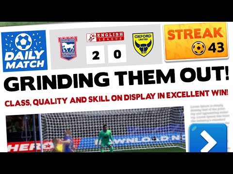 Streak - Score! Hero 2023 - Ipswich Town  Vs. Oxford United