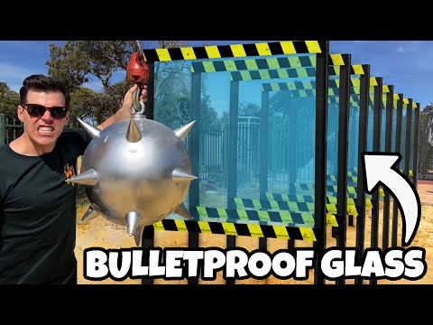, title : 'How Many Bulletproof Glass Windows Stops This Wrecking Ball?'