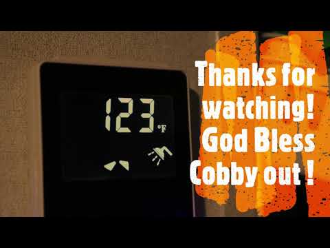 Warning RV tankless hot water heater