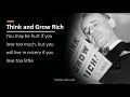 Think and Grow Rich - Napoleon Hill - Quotes