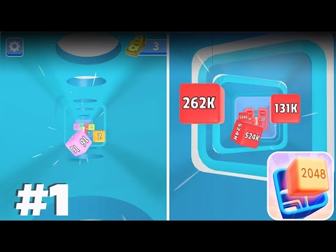 2048 Fall - New Release - Hyper Hybrid Casual - Gameplay Walkthrough (iOS & Android)