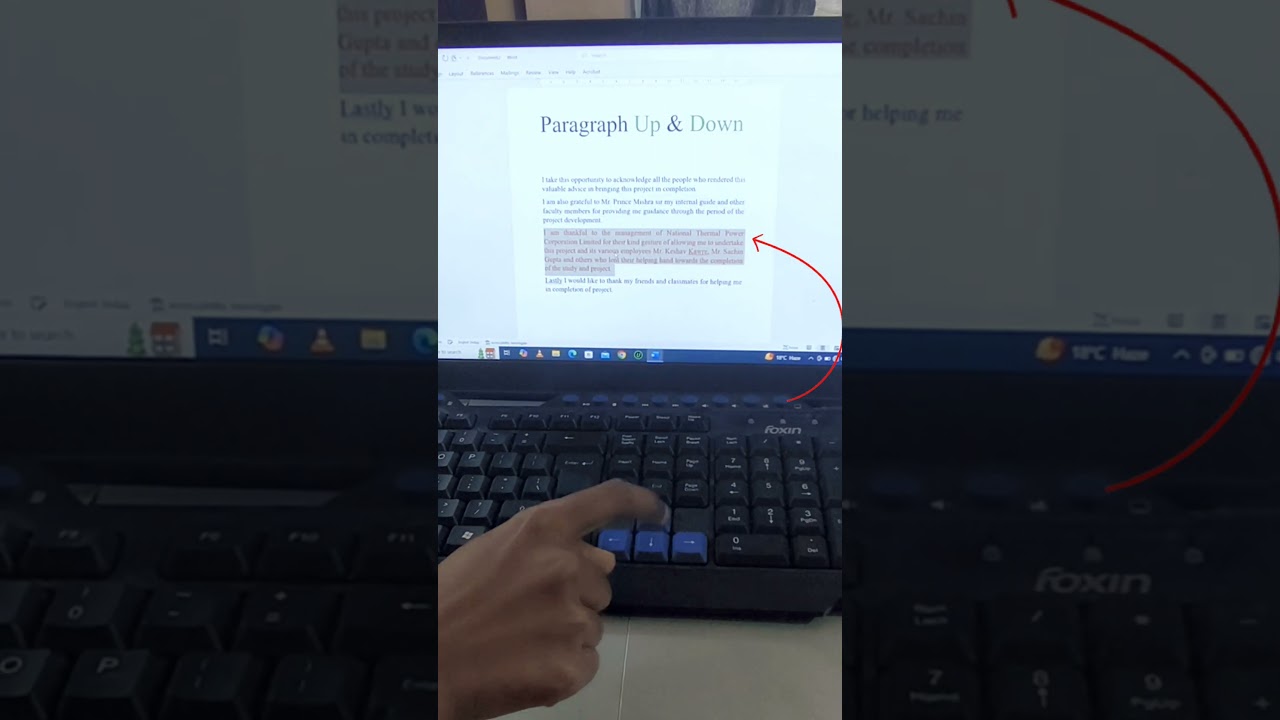 Move Paragraphs Up or Down in MS Word Like a Pro #WordTips #MSWordHacks