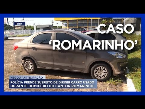 Homem suspeito de participação na morte do cantor de forró 'Romarinho' é preso