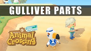 Animal Crossing New Horizons how to find Gulliver