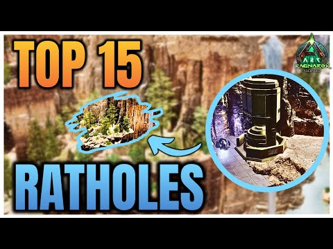 TOP 15 BEST Hidden Base Locations & RATHOLES On Ragnarok | Ark Survival Ascended