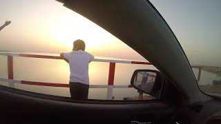 preview picture of video 'Jeddah Saudi Arabia Gopro hero5 morning sunrise beach'