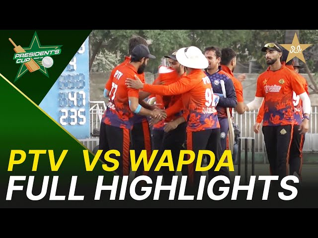 Full Highlights | PTV  vs WAPDA-  President’s Cup Grade I 2025-26 | PCB | M2V1K