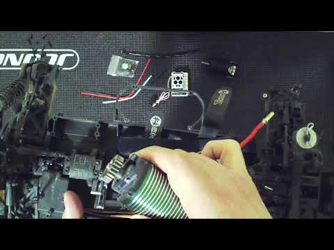 Replace Castle Creations with Tekin RX8 and T8 2650kv motor Install in Tekno SCT410.3