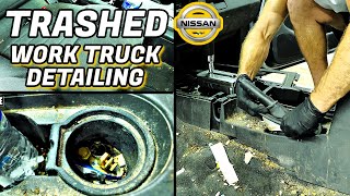 Can This Nissan Frontier Be Cleaned? Car Detailing A Filthy Work Truck For Free!