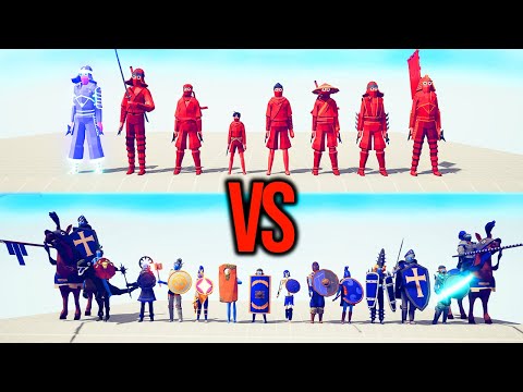 NINJA TEAM vs SHIELD TEAM #29 - Shuriken Team | TABS - Totally Accurate Battle Simulator