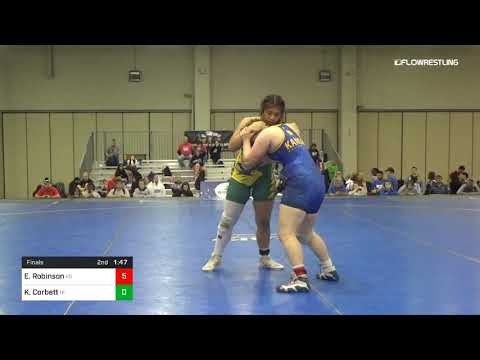 180 Lbs Final Elisa Robinson Team Kansas Vs Kelani Corbett Team Hawaii