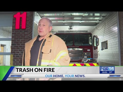 A dozen dumpsters set on fire at once in Lexington
